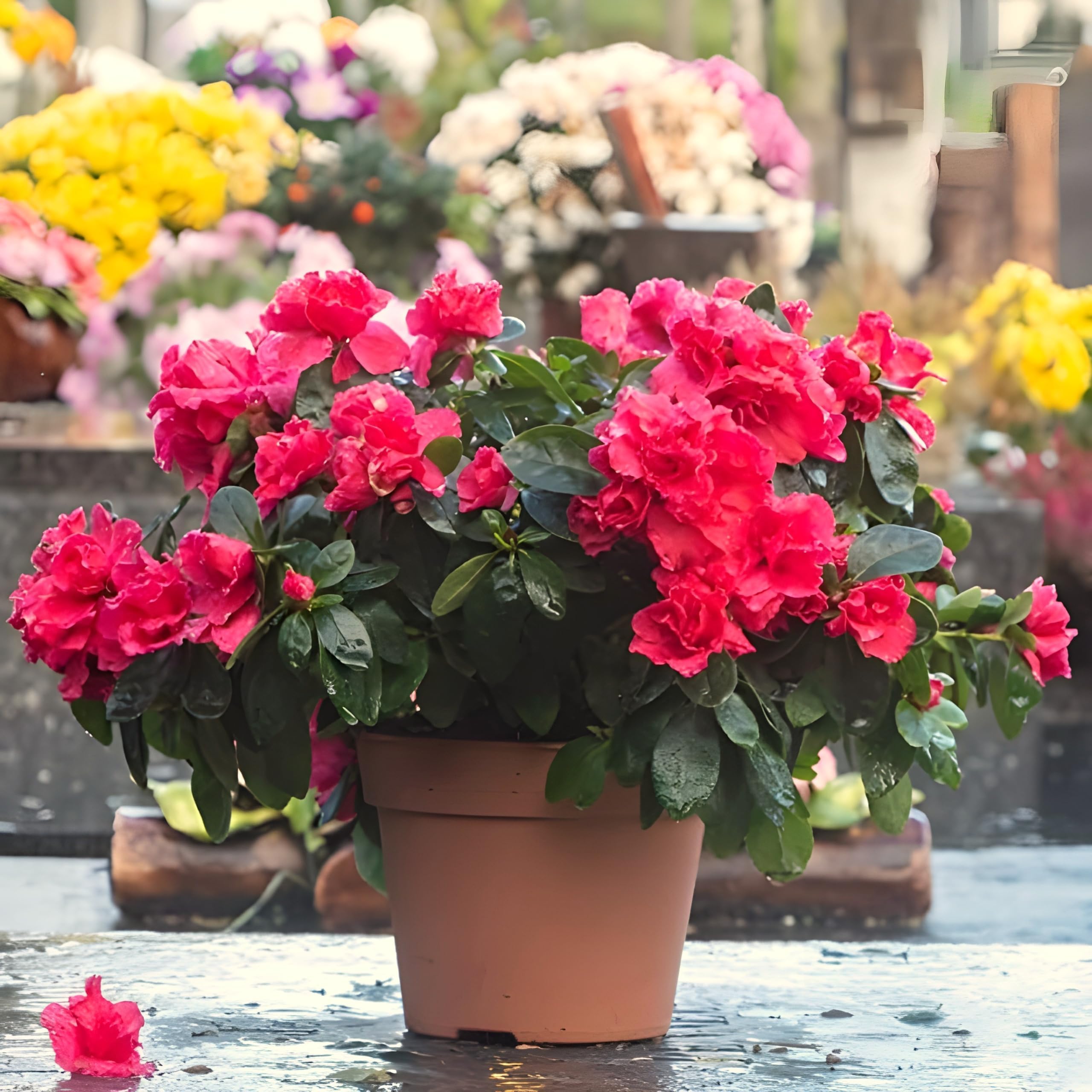 Red Azalea Flower | Red Azalea Plant